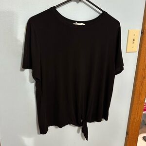 Double Zero Cute Tie-Front Top